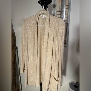 89th & Madison small cream and white cardigan